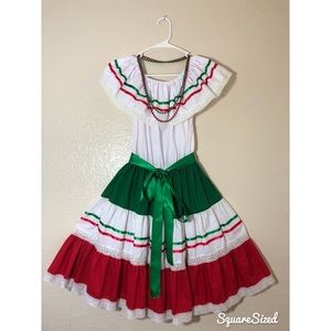 Traditional Mexican Dress Girls’ Size 10